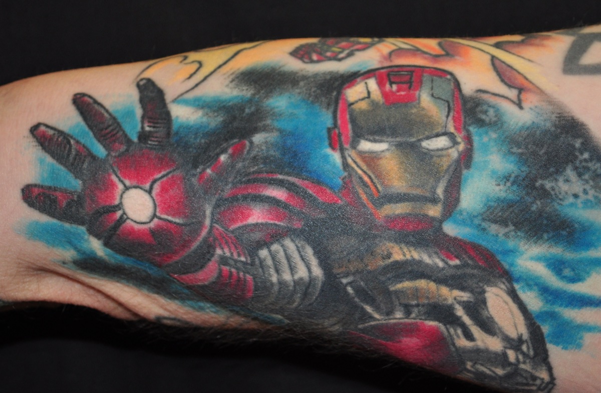 My Iron Man Mark V tattoo